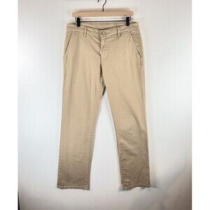 AG Supply Pants Standard Issue Khaki Straight Leg Essential Stretch Twill 32x30